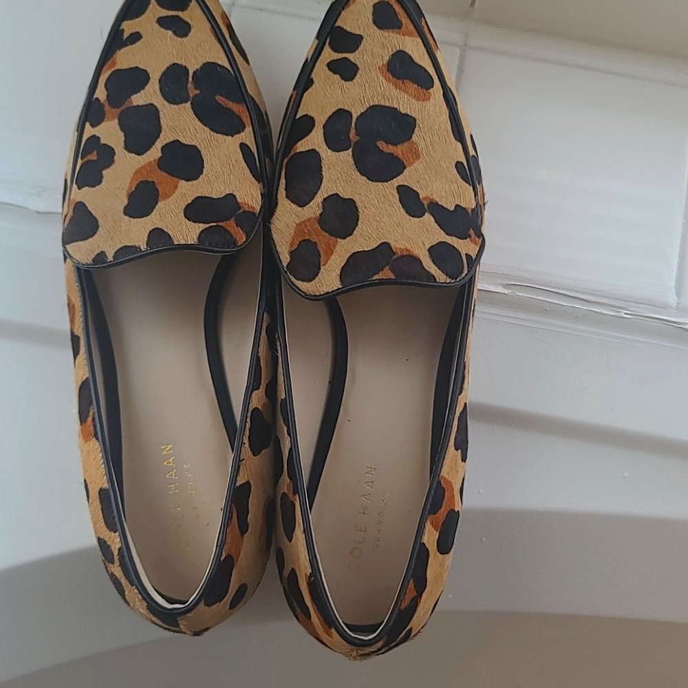 COLE HAAN WOMENS BRIE SKIMMER HAIRCALF POINTED TOE